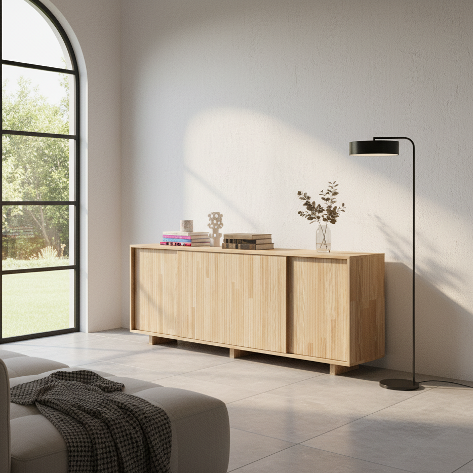 Masif Ahşap Büfe & Konsol