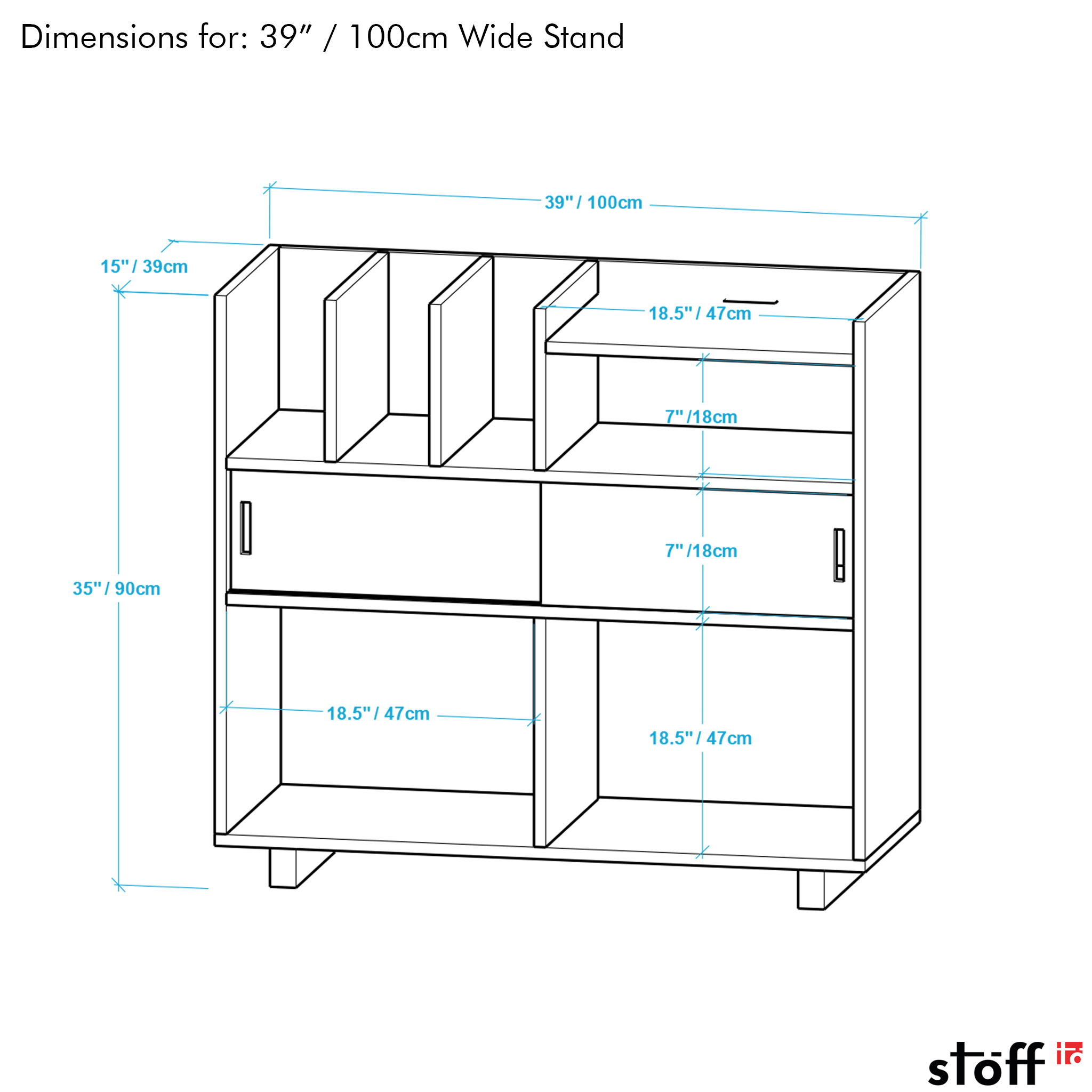 Masif Ahşap Plak Çalar Standı