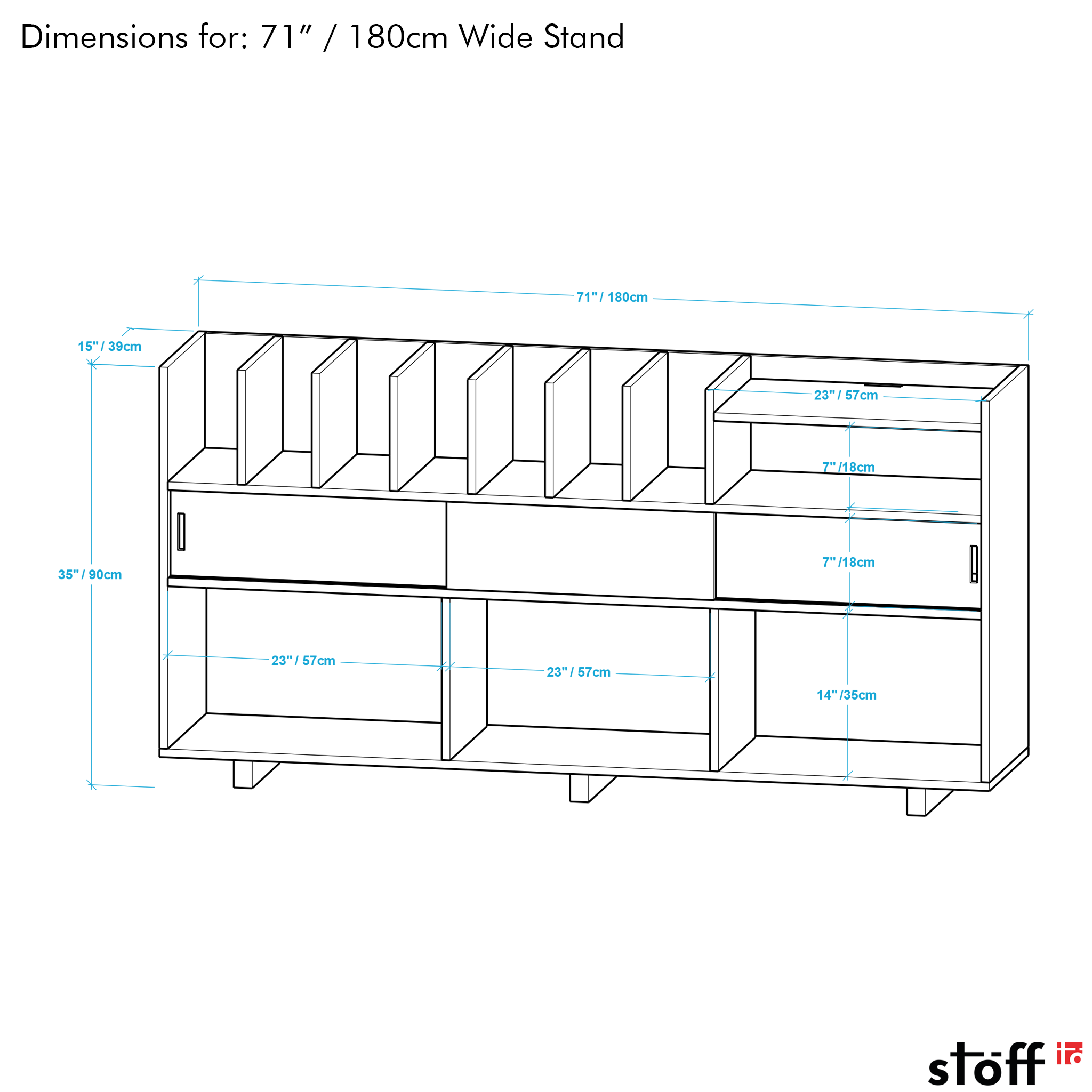 Masif Ahşap Plak Çalar Standı