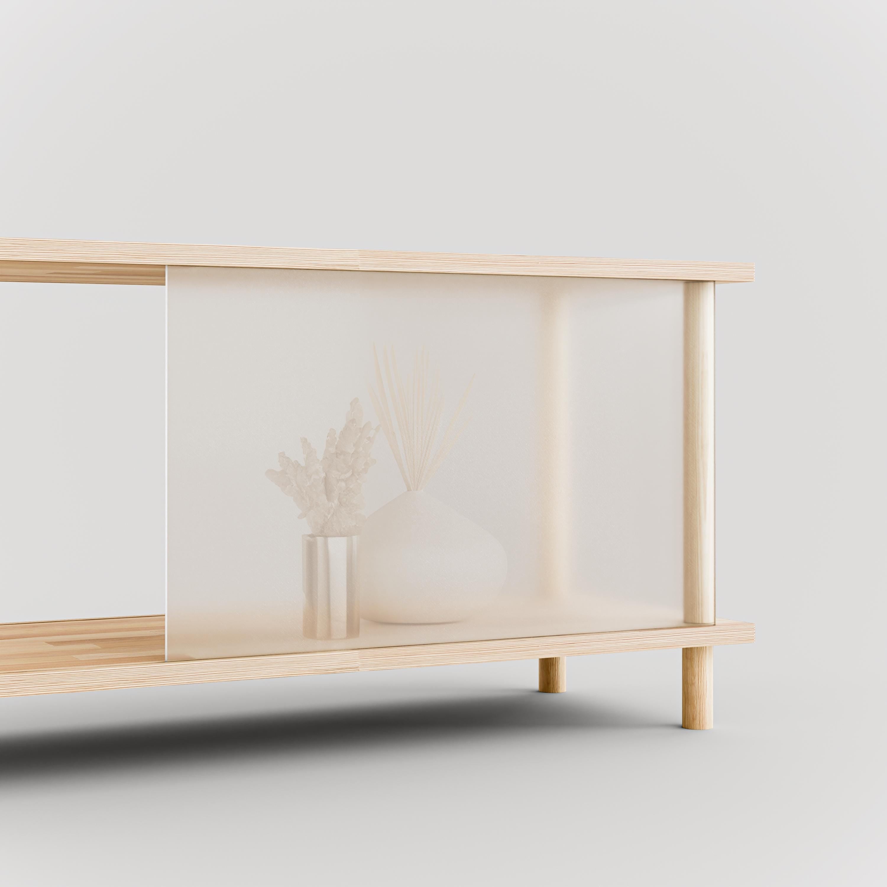 Renkli Kapak Seçenekli Açık Tv Ünitesi & Kitaplık